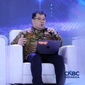 Chief Information Security Officer BNI, Kirby Chong saat menyampaikan pemaparan dalam Tech & Telco Forum 2026 di Jakarta, Rabu (6/5/2026). (CNBC Indonesia/Tri Susilo)