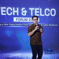 Commercial Lead AMD Indonesia, Brando Lubis saat menyampaikan pemaparan dalam Tech & Telco Forum 2026 di Jakarta, Rabu (6/5/2026). (CNBC Indonesia/Tri Susilo)