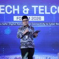 Direktur Guru Pendidikan Menengah dan Pendidikan Khusus Arif Jamali saat menyampaikan pemaparan dalam Tech & Telco Forum 2026 di Jakarta, Rabu (6/5/2026). (CNBC Indonesia/Tri Susilo)