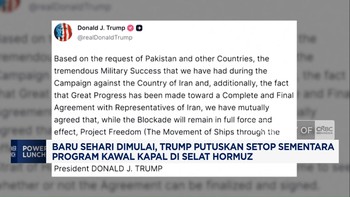 Donald Trump Tangguhkan Project Freedom