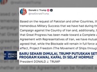 Donald Trump Tangguhkan Project Freedom