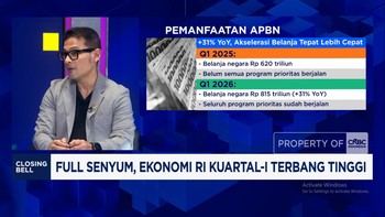Ekonomi RI Kuartal-I Full Senyum, Bakom Yakin RI Bisa Menuju 6%