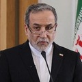 (FILES) Iranian Foreign Minister Abbas Araghchi attends a joint press conference with his Iraqi counterpart Fuad Hussein in Tehran on January 18, 2026. Iranian Foreign Minister Abbas Araghchi arrived in Beijing on May 6, 2026 ahead of scheduled talks
