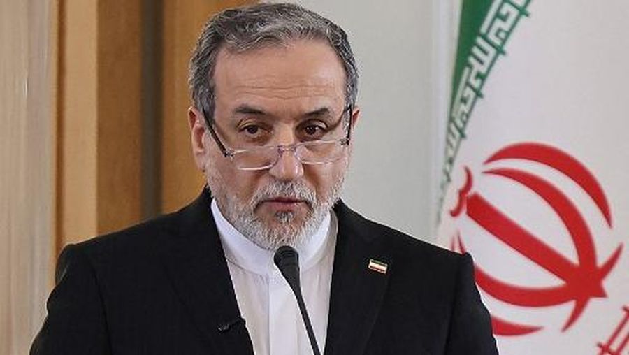 (FILES) Iranian Foreign Minister Abbas Araghchi attends a joint press conference with his Iraqi counterpart Fuad Hussein in Tehran on January 18, 2026. Iranian Foreign Minister Abbas Araghchi arrived in Beijing on May 6, 2026 ahead of scheduled talks