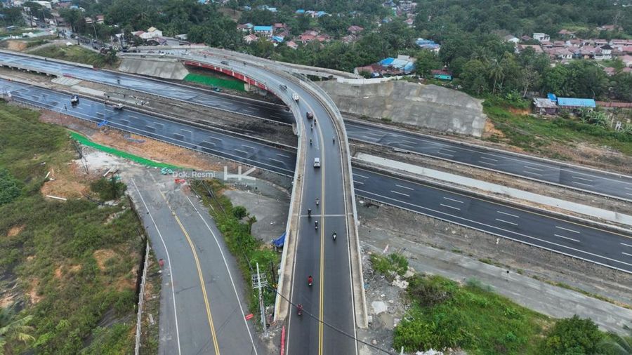 Jalan Tol IKN Seksi 3A-2 bakal rampung. (Dok. Hutama Karya)
