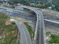 Jalan Tol IKN Seksi 3A-2 bakal rampung. (Dok. Hutama Karya)