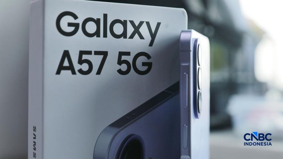 Samsung Galaxy A57 5G. (CNBC Indonesia/Muhammad Sabki)