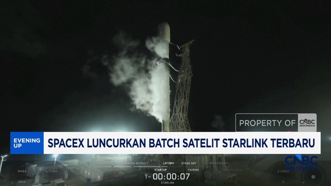 Video: Spacex Luncurkan Batch Satelit Starlink Terbaru