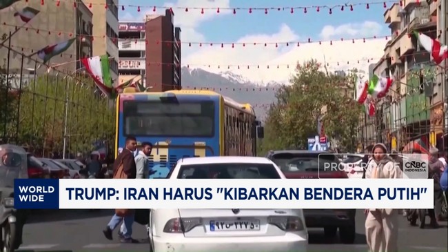 Video: Trump: Iran Harus "Kibarkan Bendera Putih"