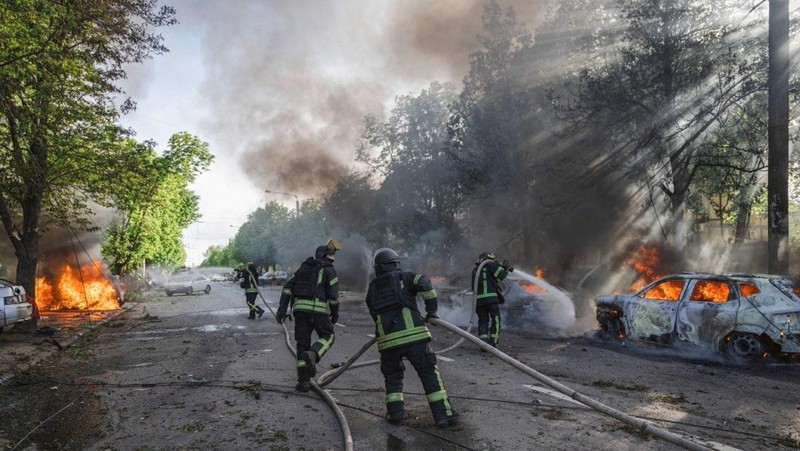 UKRAINE-CRISIS/ATTACK-KRAMATORSK