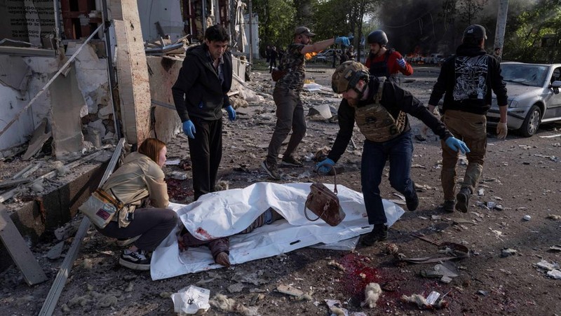 UKRAINE-CRISIS/ATTACK-KRAMATORSK