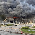 A site of a Russian air strike, amid Russia's attack on Ukraine, in Zaporizhzhia, Ukraine May 5, 2026. Press service of the State Emergency Service of Ukraine in Zaporizhzhia region/Handout via REUTERS ATTENTION EDITORS - THIS IMAGE HAS BEEN SUPPLIED