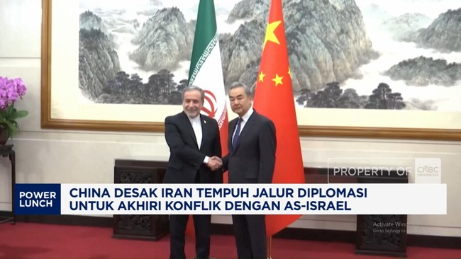 Video: China Desak Iran Tempuh Diplomasi Akhiri Konflik Dengan AS
