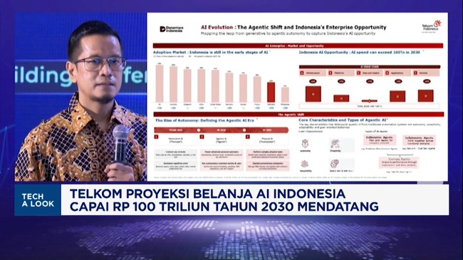 Video: Telkom Proyeksi Belanja AI Indonesia Rp 100 Triliun di 2030