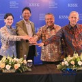 Konferensi pers hasil rapat berkala KSSK tahun 2026 di Bank Indonesia, Jakarta, Kamis (7/5/2026). (CNBC Indonesia/Faisal Rahman)