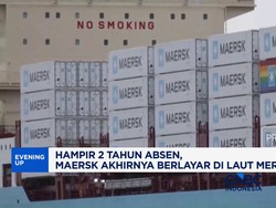 Maersk Berlayar di Laut Merah Setelah Hampir 2 Tahun Absen