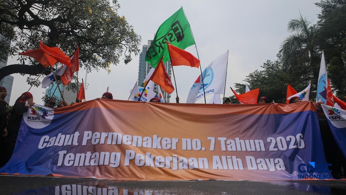 Bos Buruh Kasih 14 Hari Cabut Aturan Baru Outsourcing, Mau ke Prabowo