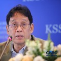 Menteri Keuangan (Menkeu), Purbaya Yudhi Sadewa menyampaikan pemaparan saat konferensi pers hasil rapat berkala KSSK tahun 2026 di Bank Indonesia, Jakarta, Kamis (7/5/2026). (CNBC Indonesia/Faisal Rahman)