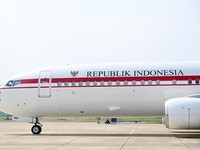 Foto: Pesawat Kepresidenan Republik Indonesia di Pangkalan TNI AU Halim Perdanakusuma, Jakarta Timur. (Biro Pers, Media, dan Informasi Sekretariat Presiden)