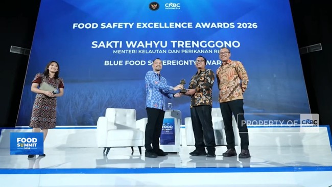 Video: Sakti Wahyu Trenggono Raih Blue Food Sovereignty Award