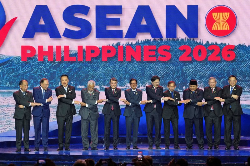 Presiden Prabowo Hadiri Upacara Pembukaan KTT ke-48 ASEAN, Perkuat Soliditas Kawasan di Tengah Tantangan Global. (Kris - Biro Pers, Media, dan Informasi Sekretariat Presiden)
