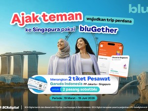 Nabung Bareng Bestie di bluGether, Rebut 2 Tiket PP Jakarta-Singapura