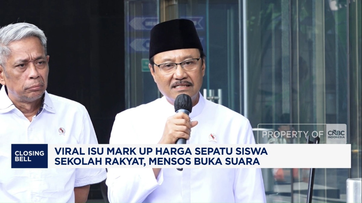 Viral Isu Mark Up Harga Sepatu Siswa Sekolah Rakyat, Mensos Buka Suara