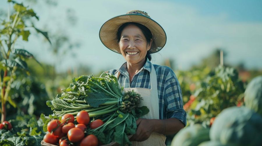 Ilustrasi petani China. (Dok. Freepik)