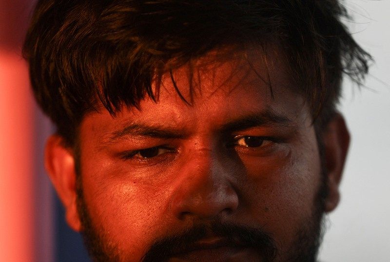 Tithi Chiranjeevi, an Indian seafarer who was stuck in Iran during the conflict, travels on a ferry in Mumbai, India, May 6, 2026. REUTERS/Francis Mascarenhas     TPX IMAGES OF THE DAY