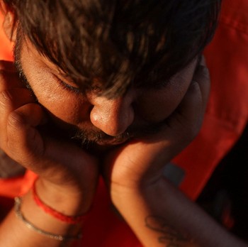 Anant Singh Chauhan, an Indian seafarer who was stuck in Iran during the conflict reacts during an interview in Mumbai, India, May 6, 2026. REUTERS/Francis Mascarenhas