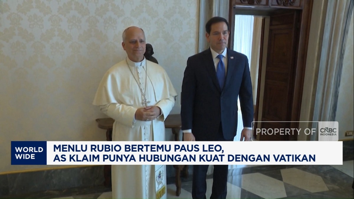 Video: Menlu AS, Marco Rubio Bertemu Paus Leo XIV di Vatikan
