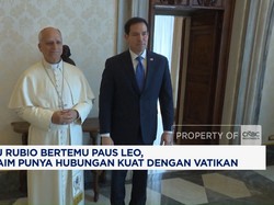 Menlu Rubio Bertemu Paus Leo XIV di Vatikan
