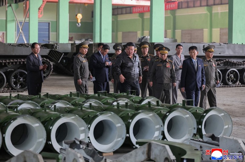 North Korean leader Kim Jong Un visits a navy destroyer being tested for deployment, May 7, 2026, in this picture released by North Korea's official Korean Central News Agency. KCNA via REUTERS    ATTENTION EDITORS - THIS IMAGE WAS PROVIDED BY A THIRD PARTY. REUTERS IS UNABLE TO INDEPENDENTLY VERIFY THIS IMAGE. NO THIRD PARTY SALES. SOUTH KOREA OUT. NO COMMERCIAL OR EDITORIAL SALES IN SOUTH KOREA.