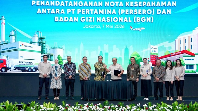 Pertamina Gandeng BGN Sulap Minyak Jelantah Jadi Bahan Bakar Pesawat