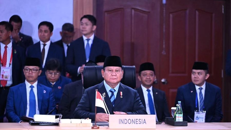 Presiden Prabowo Subianto mendorong negara-negara ASEAN mempercepat diversifikasi energi di tengah meningkatnya ketidakpastian global saat sesi pleno KTT ke-48 ASEAN di Cebu, Jumat (8/5/2026). (Instagram/sekretariat.kabinet)