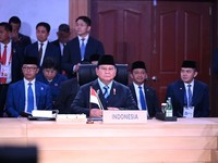 Presiden Prabowo Subianto mendorong negara-negara ASEAN mempercepat diversifikasi energi di tengah meningkatnya ketidakpastian global saat sesi pleno KTT ke-48 ASEAN di Cebu, Jumat (8/5/2026). (Instagram/sekretariat.kabinet)