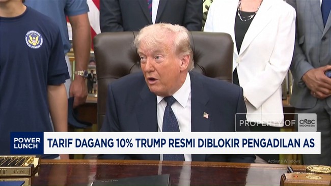 Video: Tarif Dagang 10% Trump Resmi Diblokir Pengadilan AS