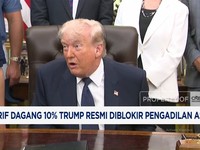 Tarif Dagang 10% Trump Resmi Diblokir Pengadilan AS
