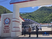 Kampung Nelayan Merah Putih Gorontalo. (CNBC Indonesia/Emir Yanwardhana)