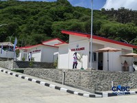 Kampung Nelayan Merah Putih Gorontalo. (CNBC Indonesia/Emir Yanwardhana)