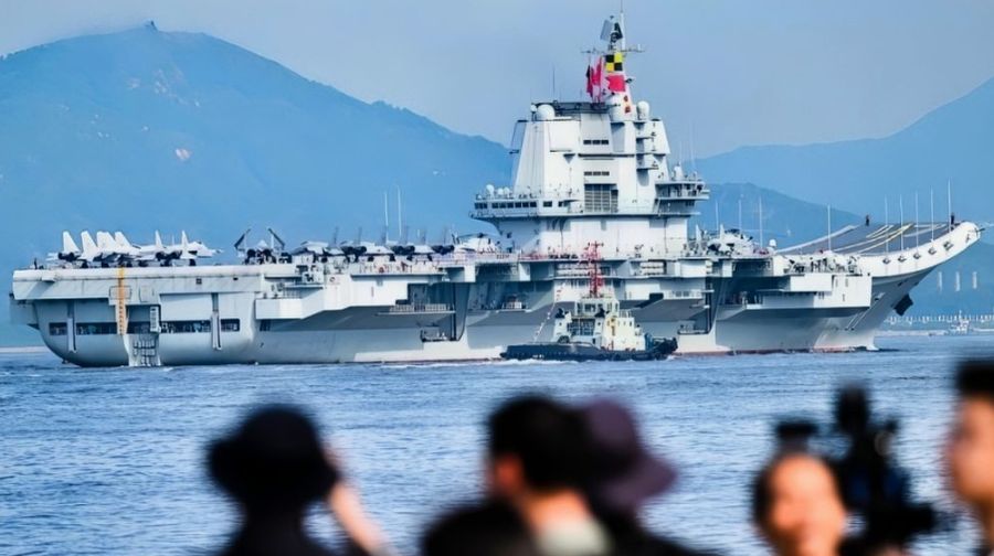 Kapal induk Tipe 004 milik Tiongkok. Image Credit: Chinese Navy.