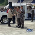 Presiden Ri Prabowo dalam Kunjungan ke Kampung Nelayan Merah Putih Gorontalo. (CNBC Indonesia/Emir Yanwardhana)