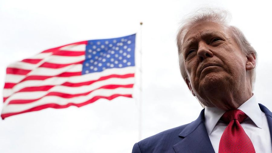 U.S. President Donald Trump looks on at the White House in Washington, D.C., U.S., May 8, 2026. REUTERS/Elizabeth Frantz