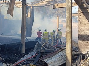 Gudang 2 Lantai di Kerobokan Terbakar Diduga gegara Api Sisa Bakar Sampah