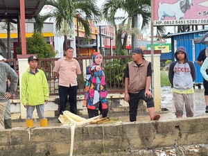 Walkot Kendari Siska Tinjau Lokasi Banjir, Pastikan Tangani Warga Terdampak