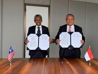 Bank Negara Malaysia (BNM) dan Bank Indonesia (BI) hari ini menandatangani Nota Kesepahaman (NK) untuk memperdalam kerangka kerja sama bilateral antara kedua bank sentral. (Dok. Bank Indonesia)