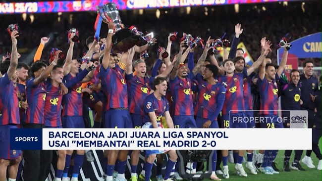 Video: Barcelona Jadi Juara Liga Spanyol Usai "Bantai" Real Madrid 2-0