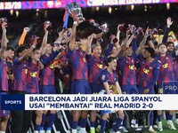 Barcelona Jadi Juara Liga Spanyol Usai "Bantai" Real Madrid 2-0