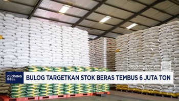 Bulog Targetkan Stok Beras Tembus 6 Juta Ton