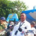 Direktur Utama Perum Bulog Ahmad Rizal Ramdhani saat ditemui di Kantor Pusat Bulog, Jakarta, Senin (11/5/2026). (CNBC Indonesia/Martyasari Rizky)